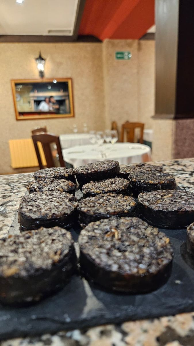 Morcilla de Burgos a la plancha en O Ferro Parrilla Verín